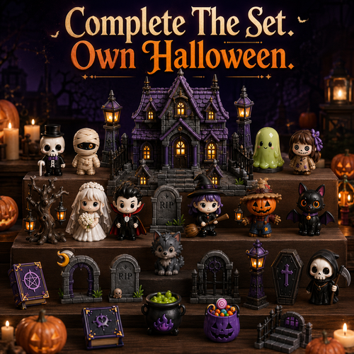 🔥Limited time 55% OFF | DIY Spooky Haunted House Kit 👻 Build, Decorate & Display | Creative Halloween Craft for Kids & Adults