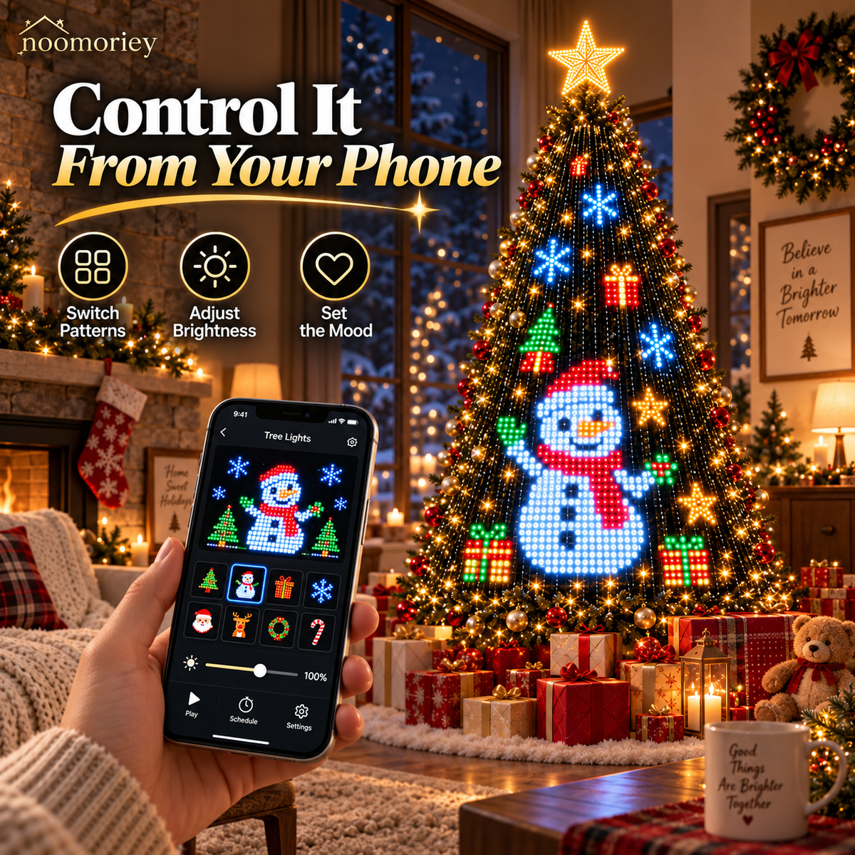 🚚 FREE SHIPPING | 🎄✨ LuminaTree™ Pro – Smart App-Controlled Christmas Tree Lights