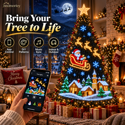 🚚 FREE SHIPPING | 🎄✨ LuminaTree™ Pro – Smart App-Controlled Christmas Tree Lights