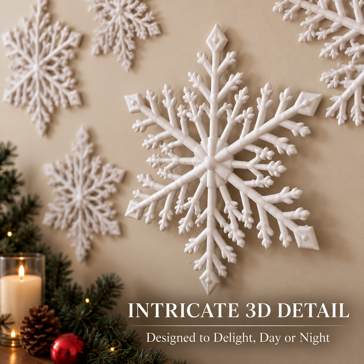 ❄️ Holiday Special — Save 42% | 3D LED Snowflake Wall Lights – Turn Any Room Into a Winter Wonderland