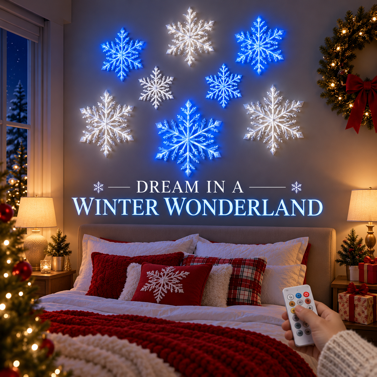 ❄️ Holiday Special — Save 42% | 3D LED Snowflake Wall Lights – Turn Any Room Into a Winter Wonderland