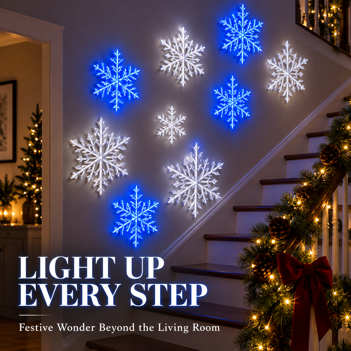 ❄️ Holiday Special — Save 42% | 3D LED Snowflake Wall Lights – Turn Any Room Into a Winter Wonderland