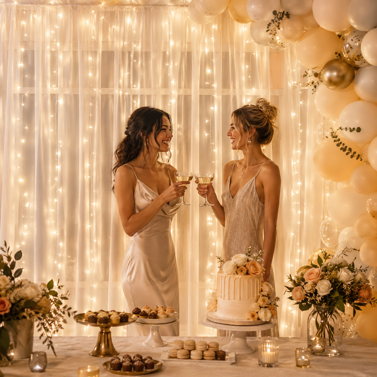 ✨ 34% OFF | Dreamy Tulle Curtain Lights Set – Turn Any Room Into a Glowing Backdrop
