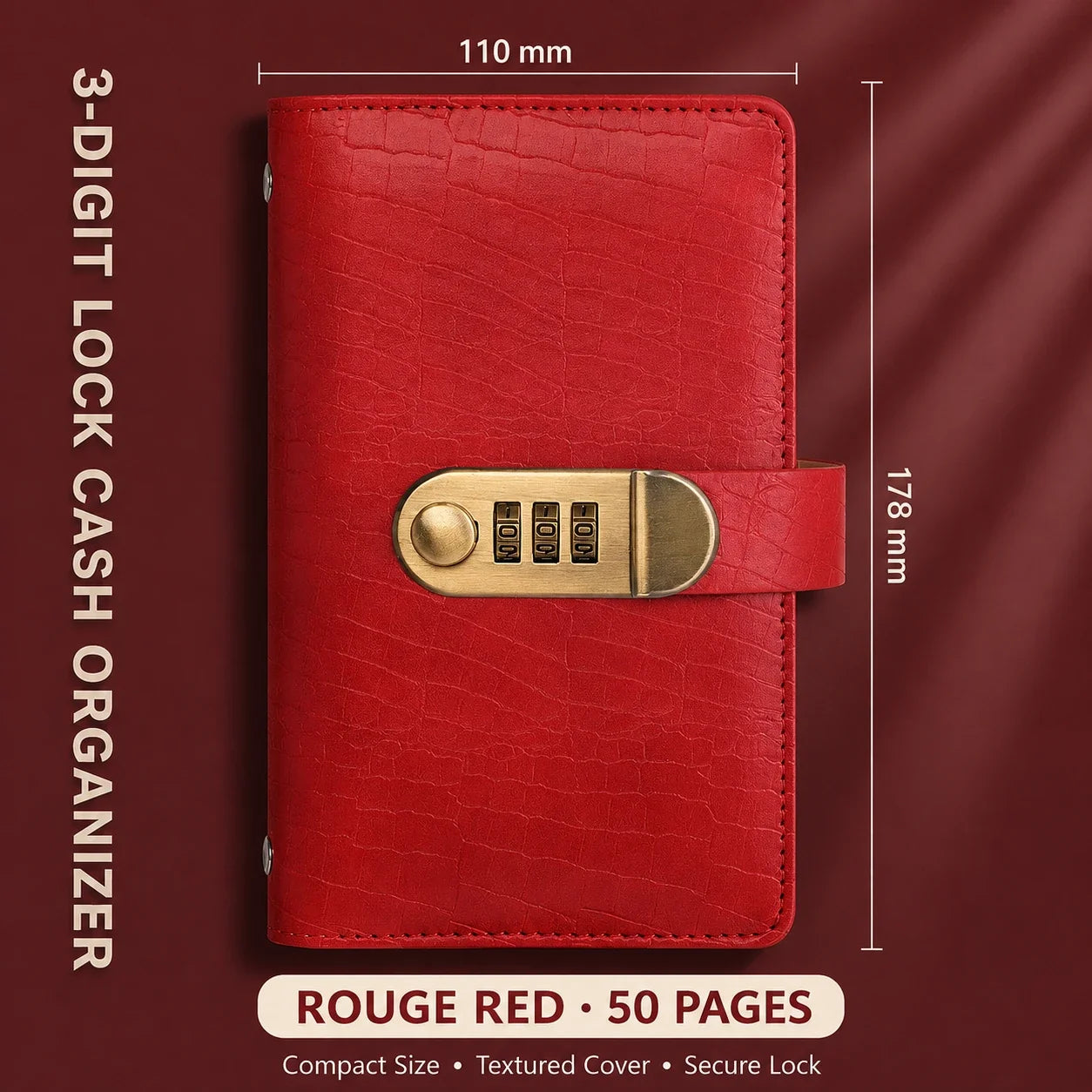 ⏰ Today Only—🔐 Locking Banknote Collection Book – Securely Holds Up to 100 Bills