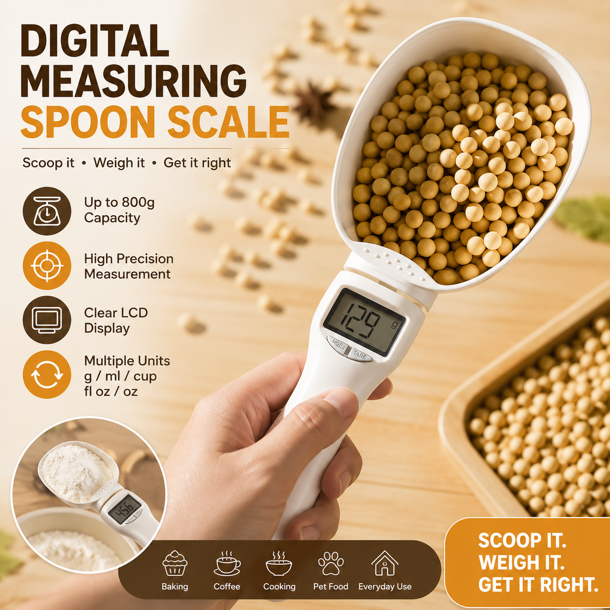 ✨ Kitchen Prep Special | Digital Measuring Spoon Scale – Now $24.99