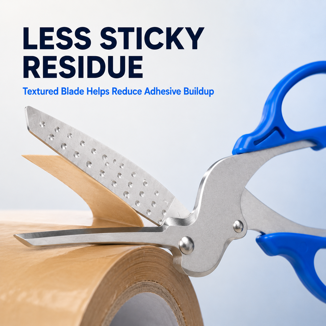 ⚡Anti-Jam Multi-Purpose Cardboard Scissors – Cut Boxes, Tape & Labels with Less Struggle