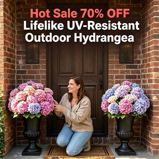 🌸 68% OFF | 5-Bundle Outdoor Hydrangeas – Beautiful Color Without the Watering