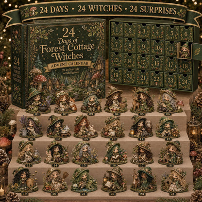 🧙‍♀️ 24 Days of Witchy Magic – 2026 Potion & Spellcraft Advent Calendar with 24 Enchanted Collectible Witch Figurines & Daily Surprises