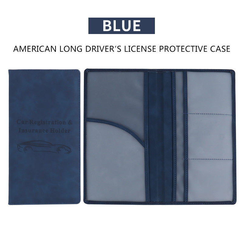 🔥 Limited-Time Offer! 49% OFF -🚗 Car Registration & Insurance Document Holder | Premium PU Leather Organizer