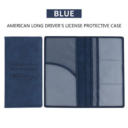 🔥 Limited-Time Offer! 49% OFF -🚗 Car Registration & Insurance Document Holder | Premium PU Leather Organizer
