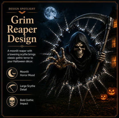👻3D Haunted Window Break-In — Halloween Shattered Glass Decoration
