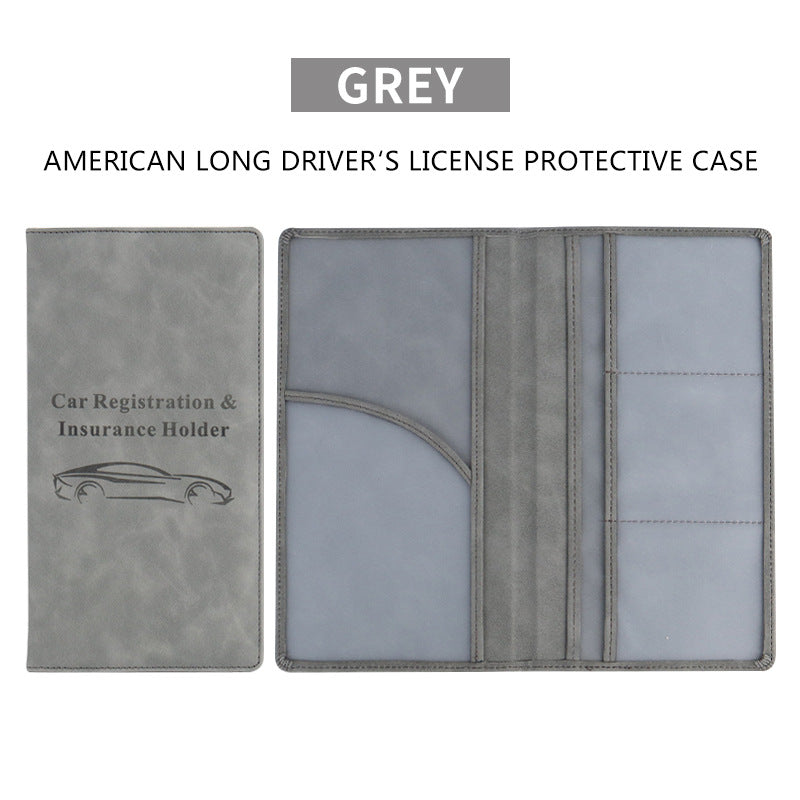 🔥 Limited-Time Offer! 49% OFF -🚗 Car Registration & Insurance Document Holder | Premium PU Leather Organizer