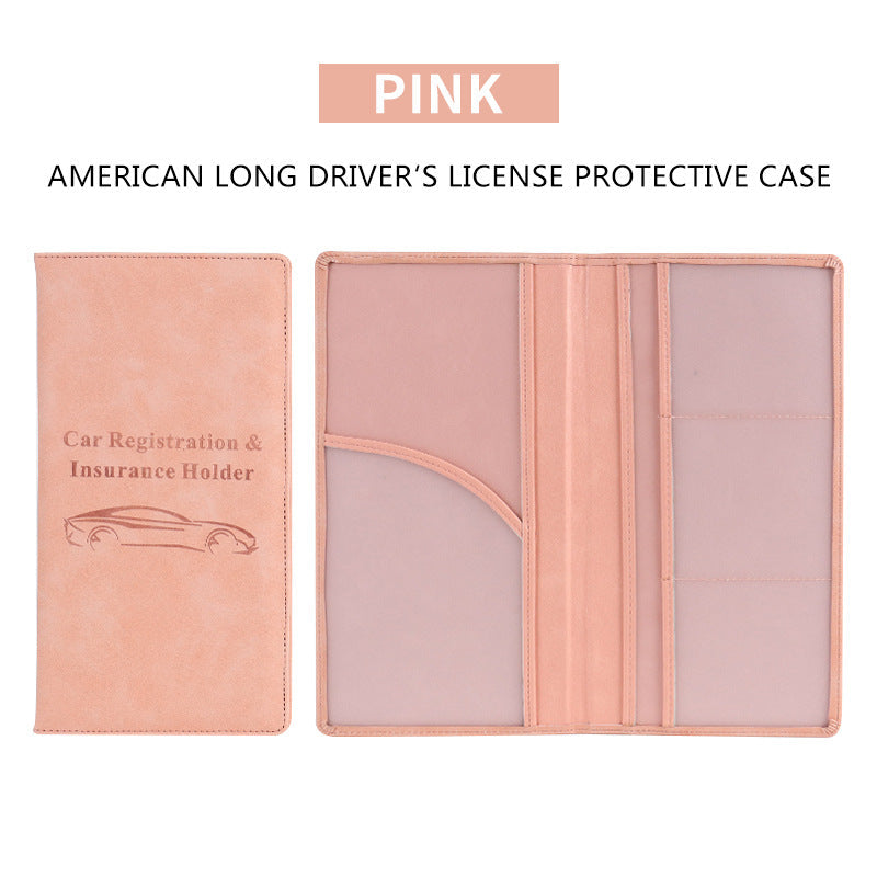 🔥 Limited-Time Offer! 49% OFF -🚗 Car Registration & Insurance Document Holder | Premium PU Leather Organizer