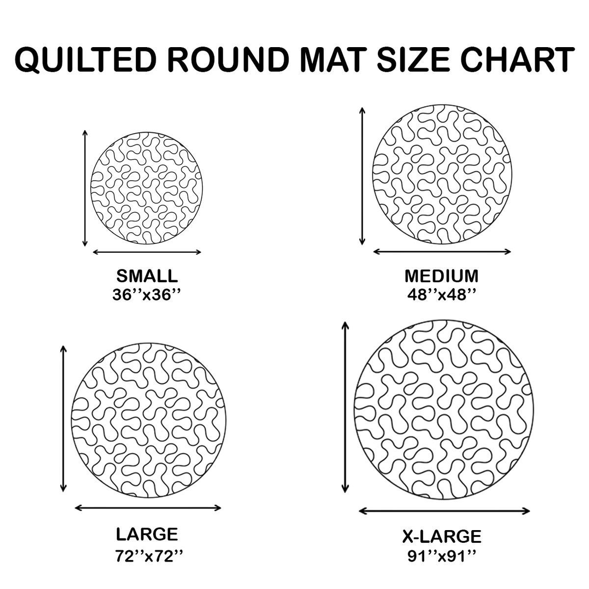 👻 3D Optical Illusion Skeleton Vortex Quilted Round Halloween Rug