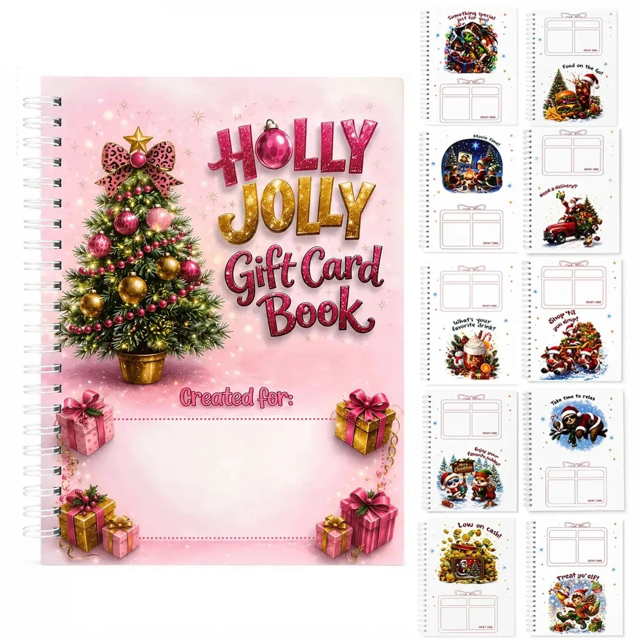 ⏰ Limited-Time Christmas Deal –Gift Card Book for Cards, Cash & Notes 🎄