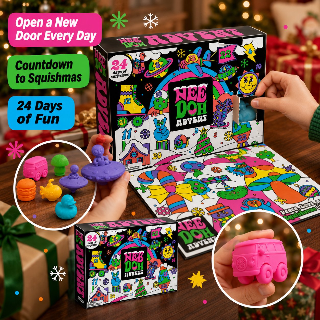 NeeDoh Advent 2026 Squishmas Calendar
