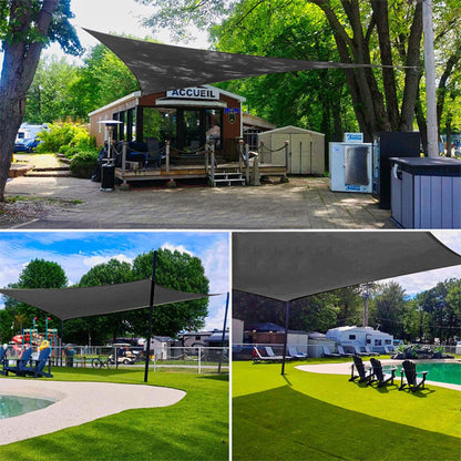 🔥Summer Hot Sale Promotion-49% OFF🌞-90% Blackout Cloth (Black) - 10 x 13ft UV-Resistant Shade Net with Reinforced Rivets