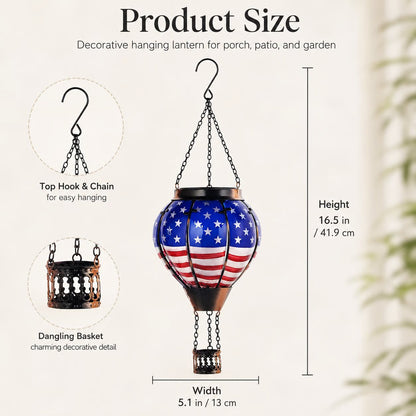 🔥🔥 Father's Day Special: Buy 2, Get Free Shipping — 250th Anniversary Edition Solar Hot Air Balloon Lanterns