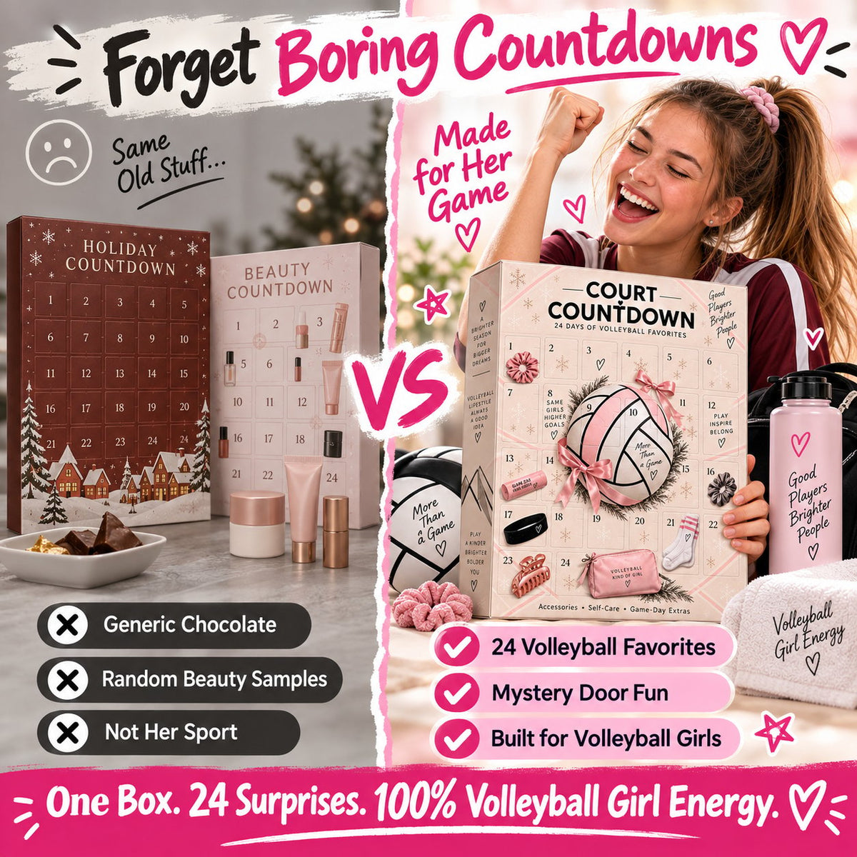 🏐 Volleyball Advent Calendar 2026 – 24 Days of Surprises