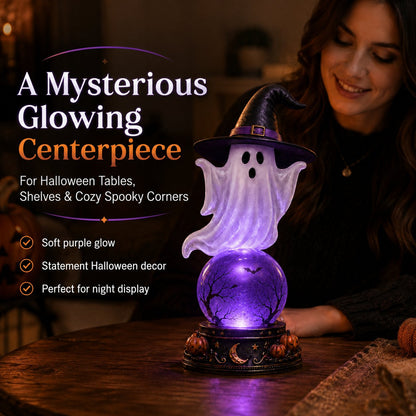 🔥 LIMITED TIME: 50% OFF! 👻Halloween Crystal Ball Lamp🔮 The Perfect Halloween Decoration🎃
