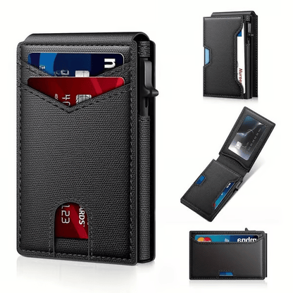 ⚡70K+ Sold – Men’s Pop-Up RFID Slim Wallet🔥