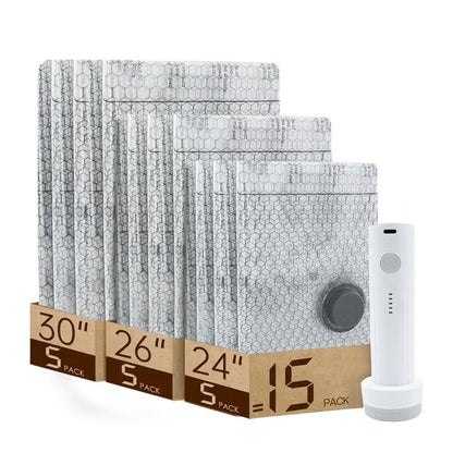 🔥 40% OFF Travel Packing Upgrade | Rechargeable Vacuum Pump + 6 Storage Bags