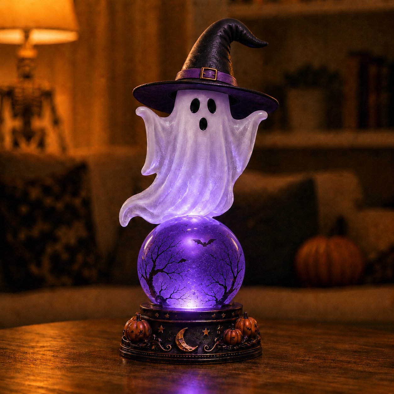 🔥 LIMITED TIME: 50% OFF! 👻Halloween Crystal Ball Lamp🔮 The Perfect Halloween Decoration🎃