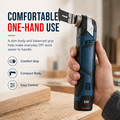 🔥 Limited-Time Offer! 49% OFF - 🔧 12V Cordless Precision Cutter – Compact Multi-Function DIY Detail & Plunge Cutting Tool