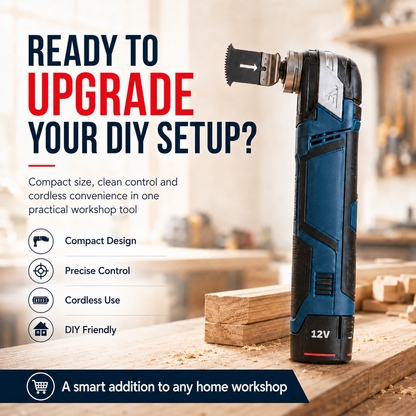 🔥 Limited-Time Offer! 49% OFF - 🔧 12V Cordless Precision Cutter – Compact Multi-Function DIY Detail & Plunge Cutting Tool