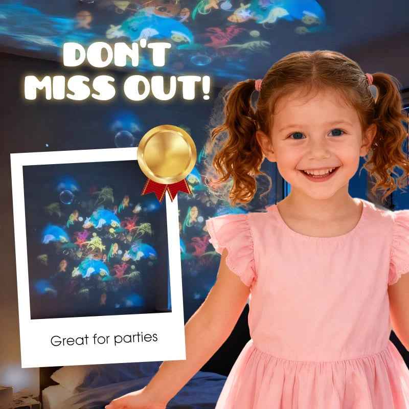 🔥 2026 Upgraded Colorful Rotating LED Projector Light – Create Stunning Party & Festival Effects Instantly