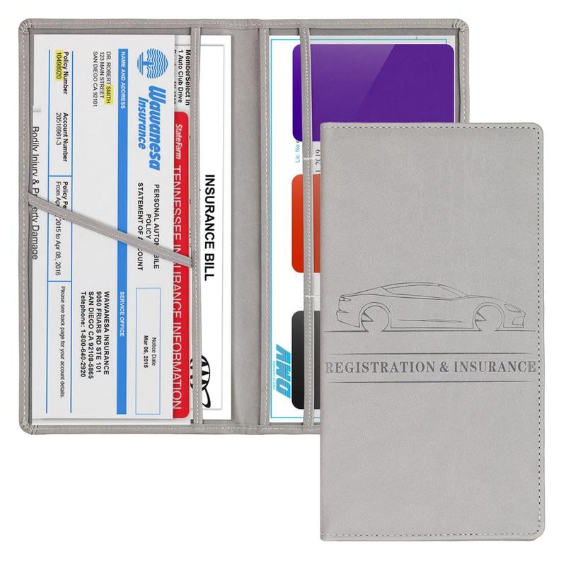 🚘Never Fumble for Documents Again 🙌📋 Car Registration & Insurance Holder