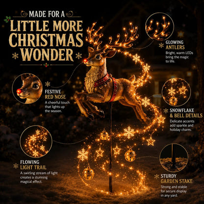 🎅Christmas Early Discount 49% Off🎄✨Christmas Magic Garden Collection - Transform Your Yard Into A Winter Wonderland With Enchanted Flowing Lights（31.5 inch）
