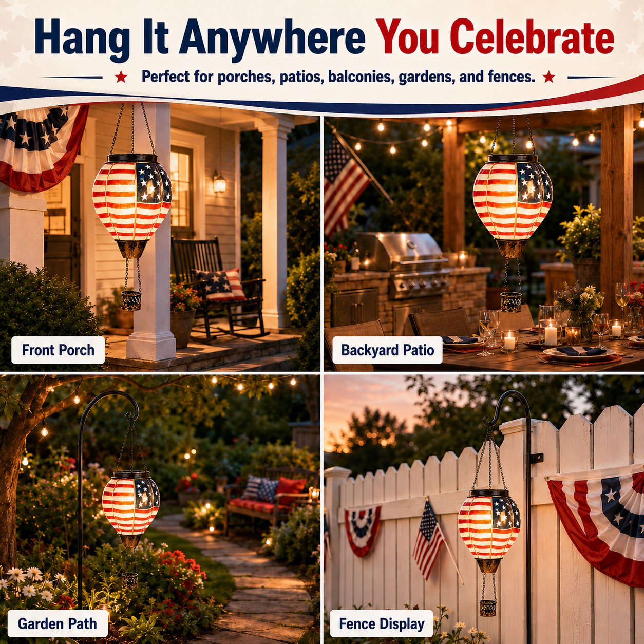 🔥🔥 Father's Day Special: Buy 2, Get Free Shipping — 250th Anniversary Edition Solar Hot Air Balloon Lanterns