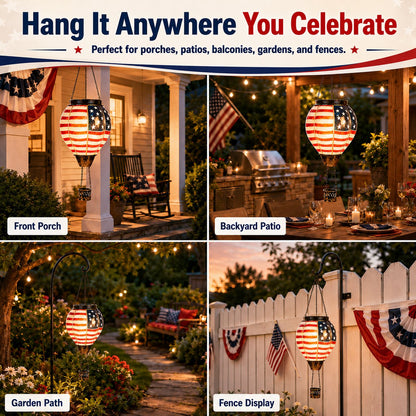 🔥🔥 Father's Day Special: Buy 2, Get Free Shipping — 250th Anniversary Edition Solar Hot Air Balloon Lanterns
