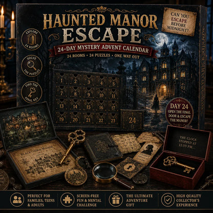 🎄 50% OFF – 24 Days. 24 Clues. One Mystery to Solve. 🕵️