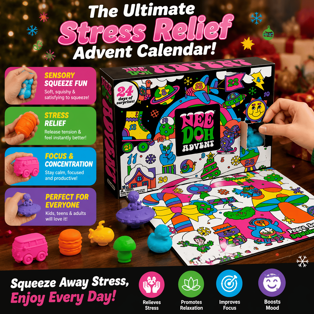 NeeDoh Advent 2026 Squishmas Calendar
