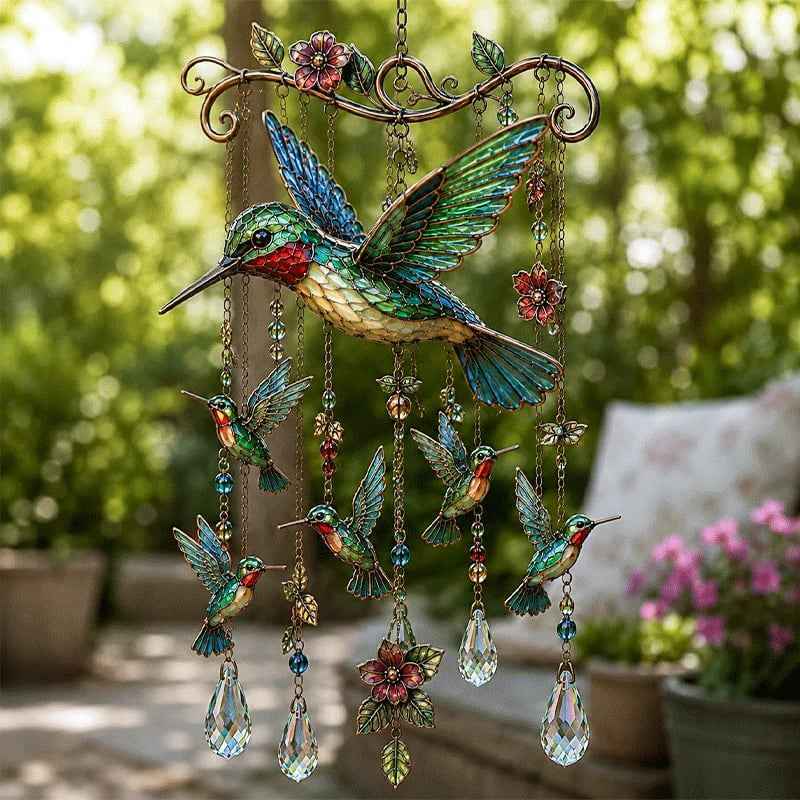 🔥🔥 Last Day 50% OFF 🐦 Hummingbird Wind Chime 🎐 Beauty & Melody in Every Breeze