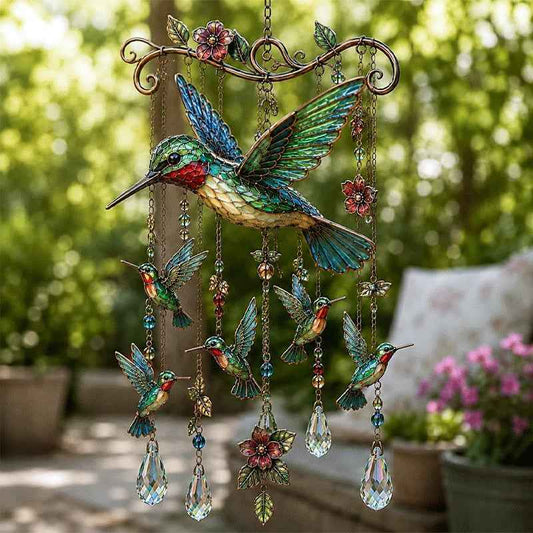 🔥🔥 Last Day 50% OFF 🐦 Hummingbird Wind Chime 🎐 Beauty & Melody in Every Breeze