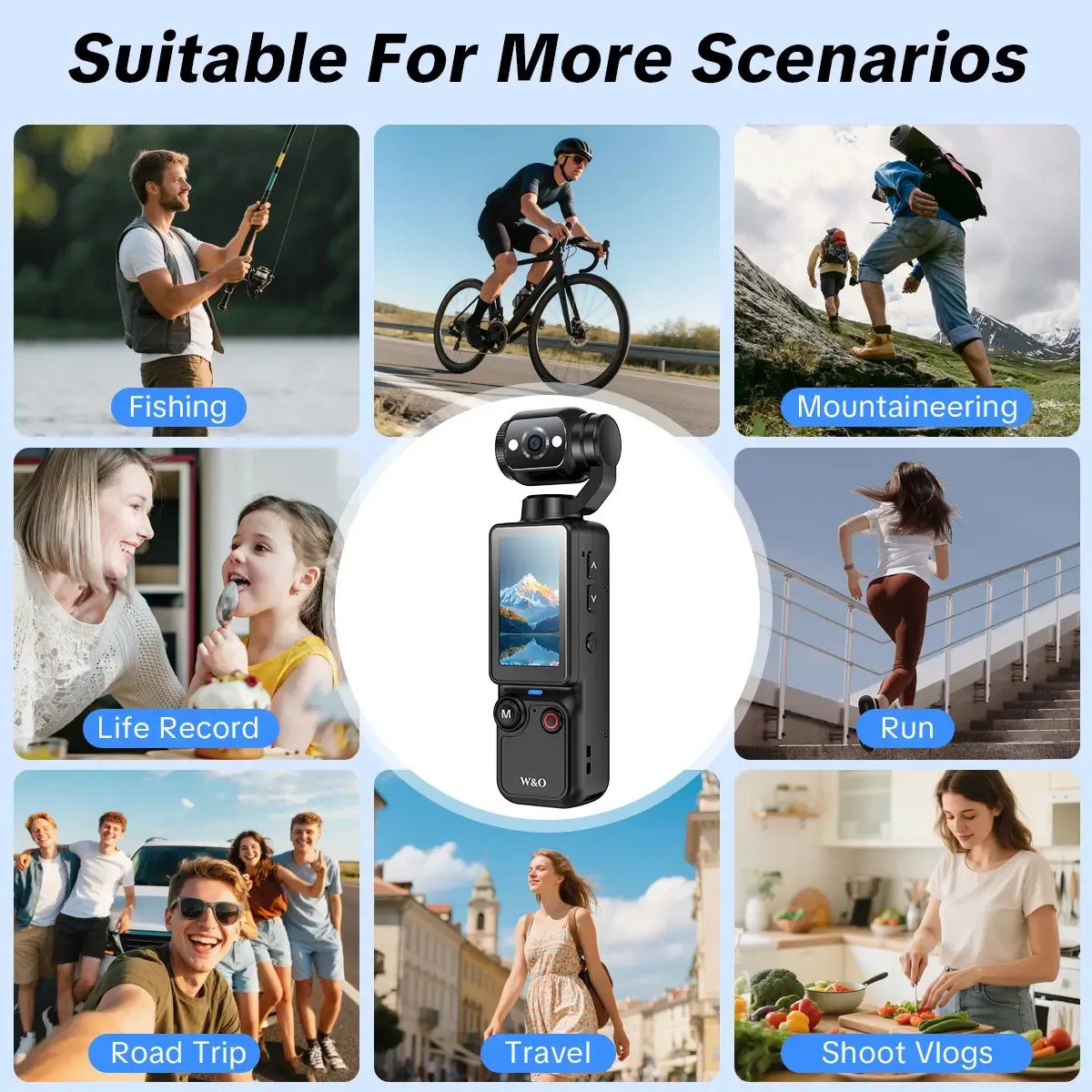 🔥 Limited-Time Offer! Upgraded Vlogging Camera – 180° Rotating Lens, Full-Body Video Recorder for Travel, Daily Life & Content Creation