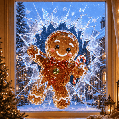 🎄Crystal Christmas Break-In Window Decal