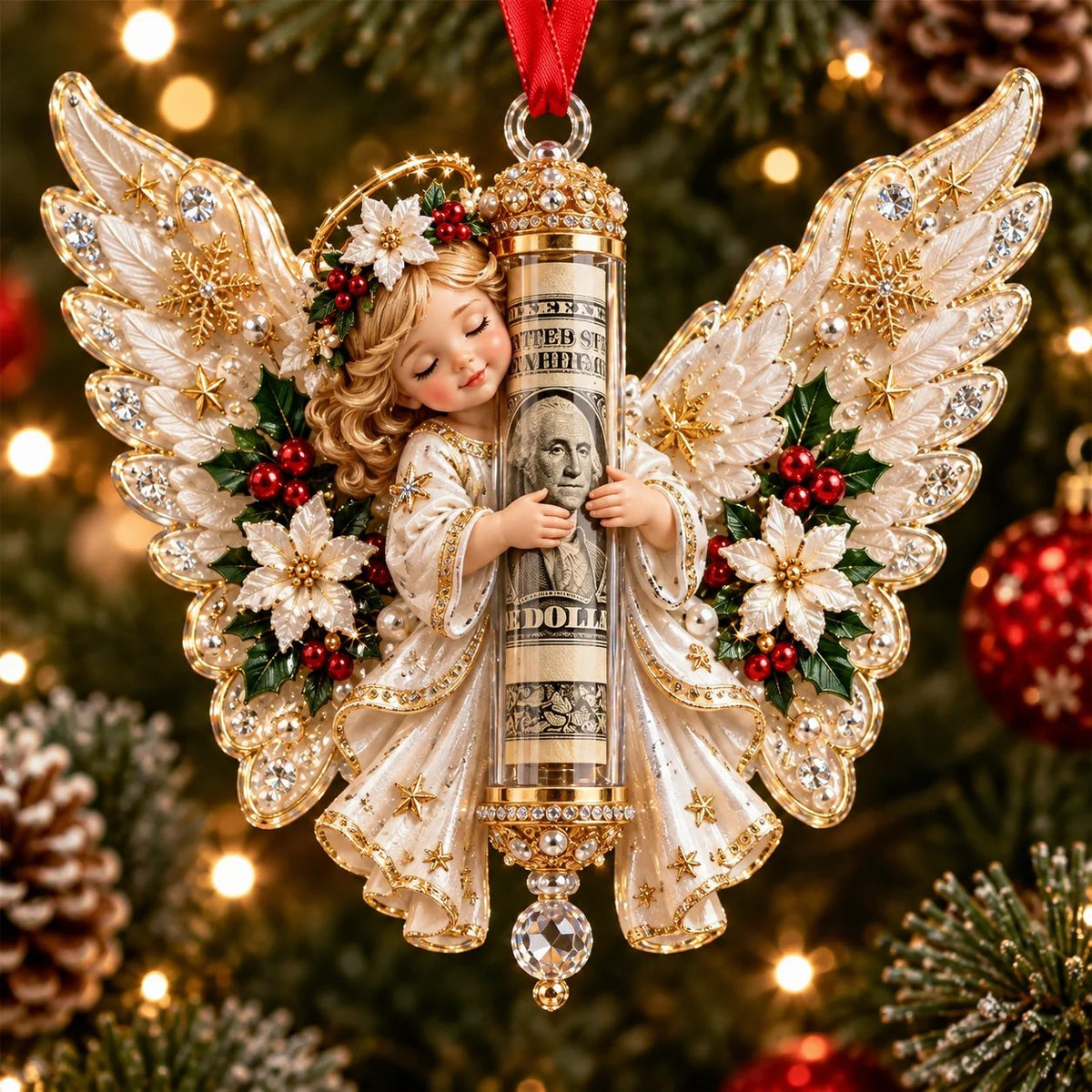 👼💵 Make Cash Gifts Feel More Magical | Christmas Angel Ornament – Save 50%