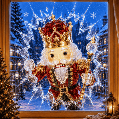 🎄Crystal Christmas Break-In Window Decal