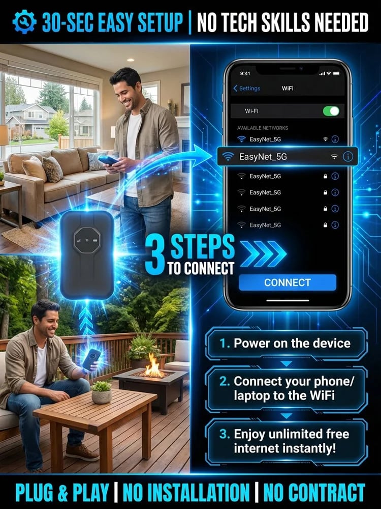 📡[Global Coverage] Boundless Portable Wi-Fi