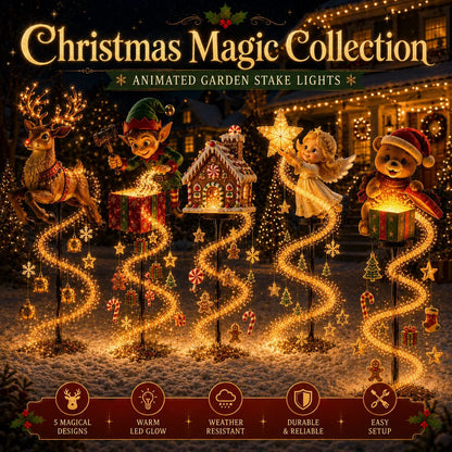 🎅Christmas Early Discount 49% Off🎄✨Christmas Magic Garden Collection - Transform Your Yard Into A Winter Wonderland With Enchanted Flowing Lights（31.5 inch）