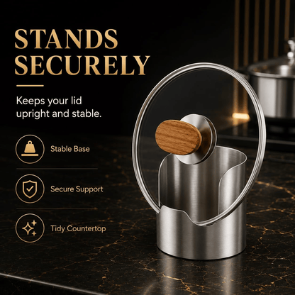Multi-Functional Stainless Steel Utensil Holder | Vertical Kitchen Countertop Storage Rack