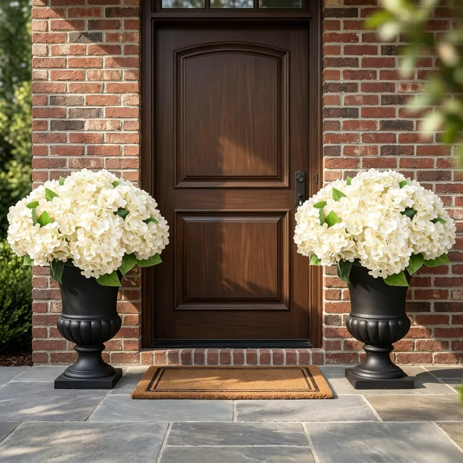🔥🔥 Limited-Time Offer! 49% OFF -🔥Artificial Outdoor Hydrangea Flowers - UV resistant, Waterproof, Windproof