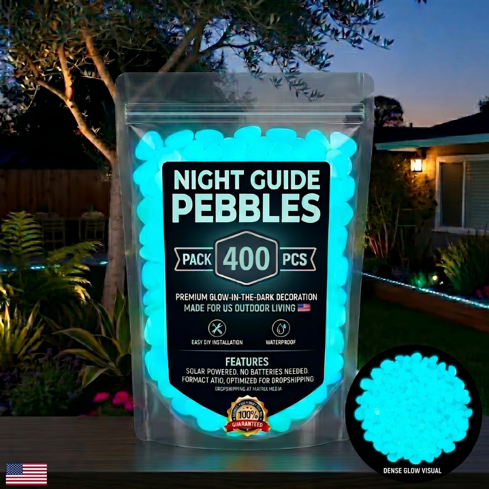 💥The dazzling beauty of the garden at night💥 🌈Colorful glow-in-the-dark garden stones