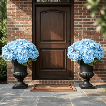 🔥🔥 Limited-Time Offer! 49% OFF -🔥Artificial Outdoor Hydrangea Flowers - UV resistant, Waterproof, Windproof