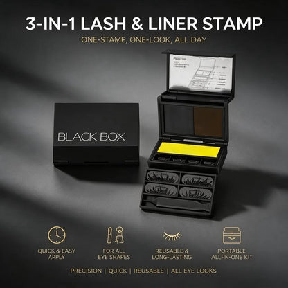 🥳2026 HOT SALE🥳💋50K+ SOLD!🔥 50% OFF! 3-in-1 Kit: Eyeliner and Lower Lash Stamp