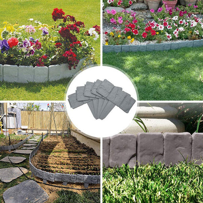 🔥Limited Time 50% OFF🔥 Faux Stone Garden Edging Border – Natural Rock Look for Beautiful Landscapes